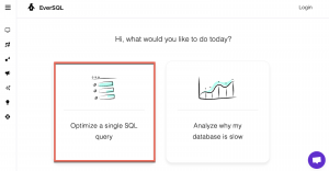 Optimise a single SQL query, can be used to optimise Prisma raw queries